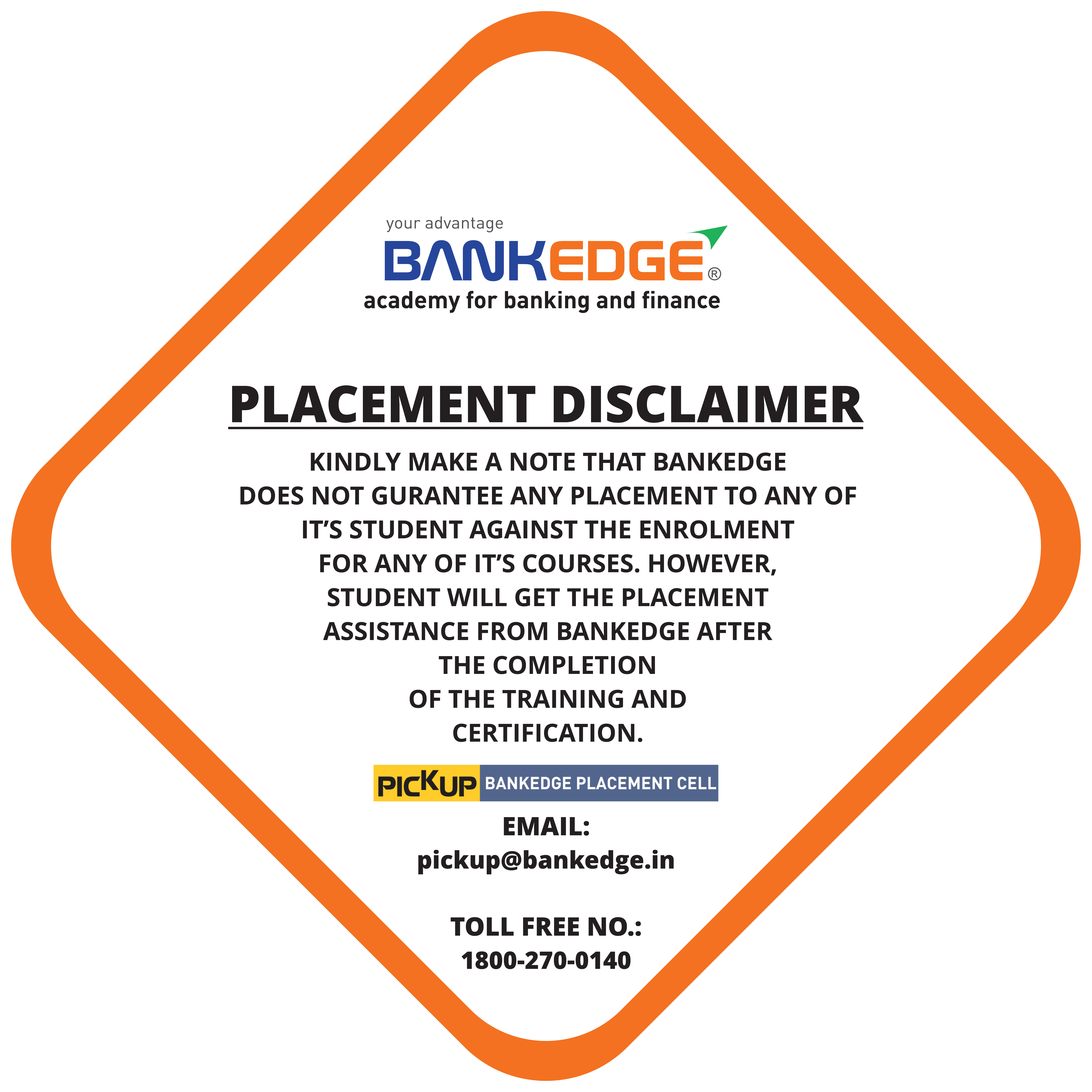 Placement Disclaimer