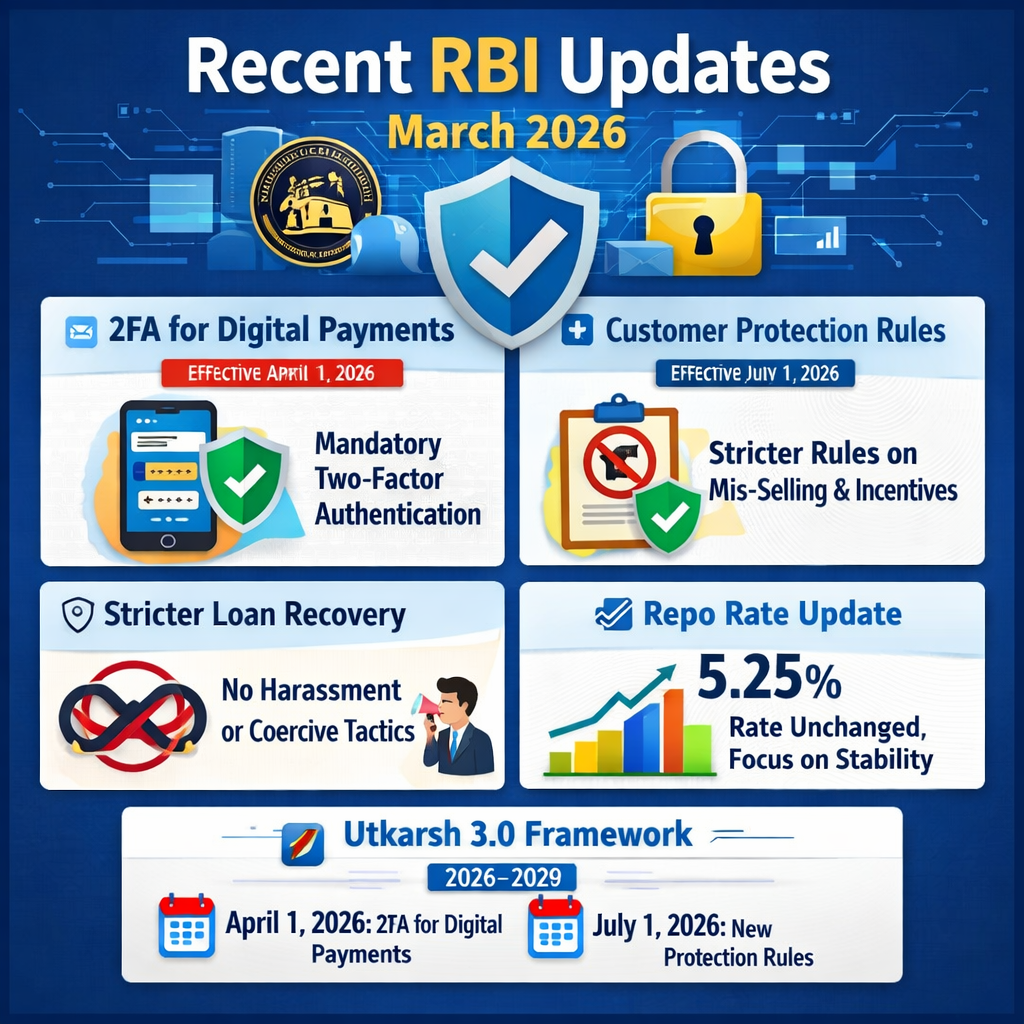 Recent RBI Updates – March 2026: Digital Security & Customer Protection