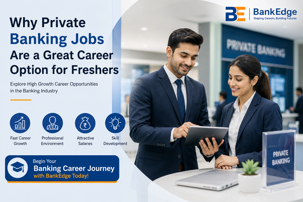 Why Private Banking Jobs Are a Great Career Option for Freshers